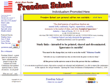 Tablet Screenshot of freedom-school.com